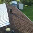 Metal roof in progress